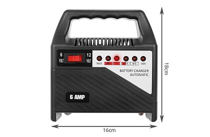 Ładowarka akumulatorów 6-12V / 6A – ładowarka akumulatorów samochodowych