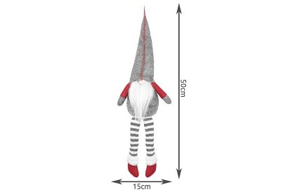 Siedzący skrzat – szary elf 50 cm