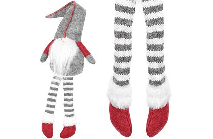 Siedzący skrzat – szary elf 50 cm