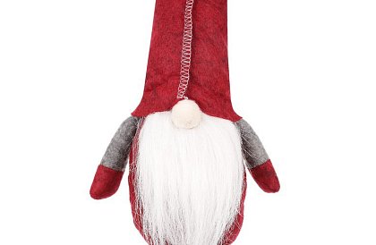 Siedzący skrzat – czerwony elf 50 cm