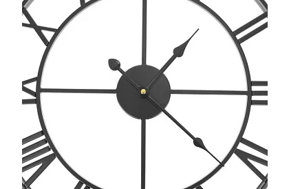 Retro zegary ścienne - czarne