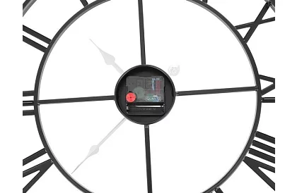 Retro zegary ścienne - czarne