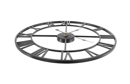 Retro zegary ścienne - czarne