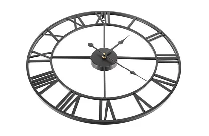 Retro zegary ścienne - czarne