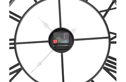 Retro zegary ścienne - czarne