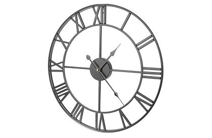 Retro zegary ścienne - czarne