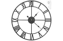 Retro zegary ścienne - czarne