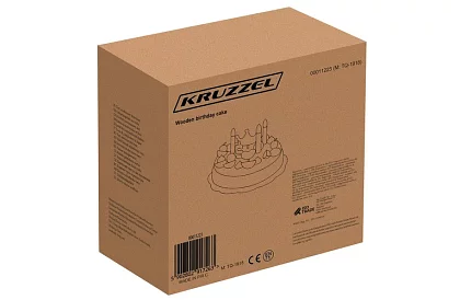 Drewniany tort urodzinowy – kreatywny zestaw