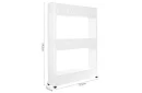 Mobilna kuchnia - łazienkowa szafka na kółkach - biała
