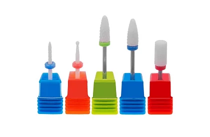 Zestaw 5 ceramicznych nasadkowych pilników - frezów