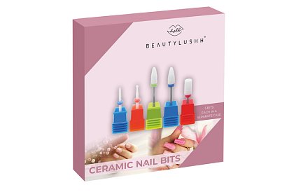 Zestaw 5 ceramicznych nasadkowych pilników - frezów