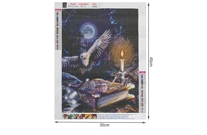 Malowanie diamentami 5D – Sowa