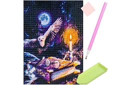 Malowanie diamentami 5D – Sowa