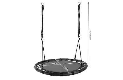 Huśtawka - gniazdo bociana czarne - 100 cm / 150 kg