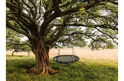 Huśtawka - gniazdo bociana czarne - 100 cm / 150 kg