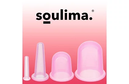 Zestaw narzędzi do masażu – 4 silikonowe bańki + masażer + torba