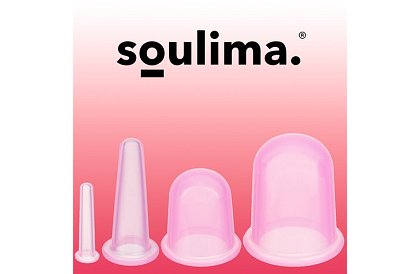 Zestaw narzędzi do masażu – 4 silikonowe bańki + masażer + torba