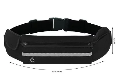 Saszetka turystyczna na drobiazgi - czarna