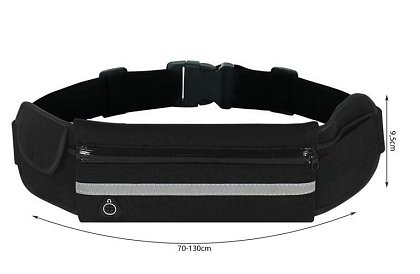 Saszetka turystyczna na drobiazgi - czarna