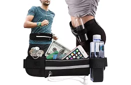 Saszetka turystyczna na drobiazgi - czarna