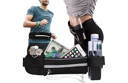 Saszetka turystyczna na drobiazgi - czarna