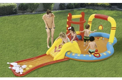 Plac zabaw wodny dmuchany 435x213x117cm - Bestway 53068