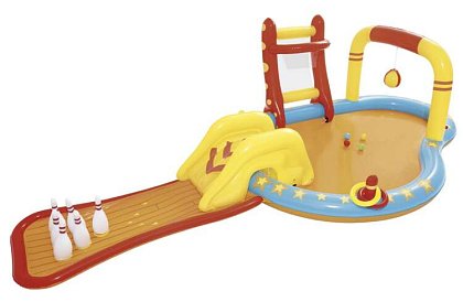 Plac zabaw wodny dmuchany 435x213x117cm - Bestway 53068