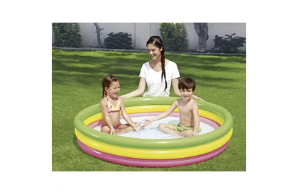 Basen dmuchany tęczowy Bestway 51103 - 152 cm