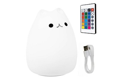 LED dziecięca lampka nocna – kotek