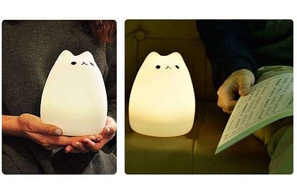 LED dziecięca lampka nocna – kotek