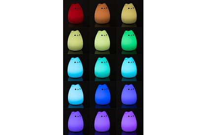 LED dziecięca lampka nocna – kotek