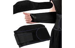 Pas magnetyczny na lędźwie z 24 magnesami - 100 cm