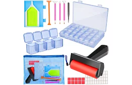 Zestaw akcesoriów do malowania diamentami 5D