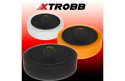 Leżące gąbki do polerowania samochodu 145 mm - zestaw 3 sztuk