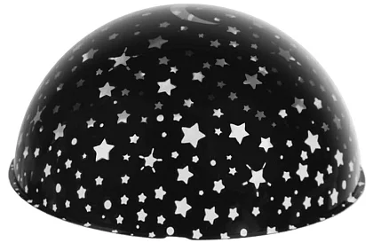 LED nocna lampa z projektorem obrazków - czarna