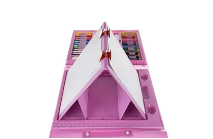 Zestaw artystyczny do malowania dla dzieci – artystyczna walizka - 208 elementów