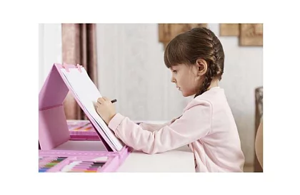 Zestaw artystyczny do malowania dla dzieci – artystyczna walizka - 208 elementów