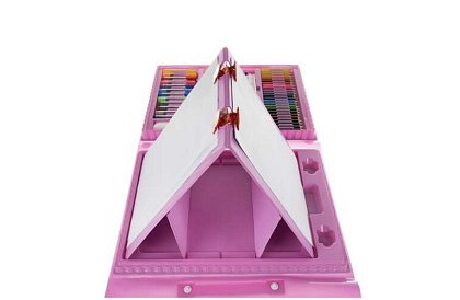 Zestaw artystyczny do malowania dla dzieci – artystyczna walizka - 208 elementów