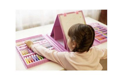 Zestaw artystyczny do malowania dla dzieci – artystyczna walizka - 208 elementów