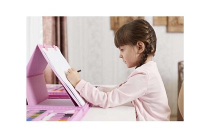 Zestaw artystyczny do malowania dla dzieci – artystyczna walizka - 208 elementów