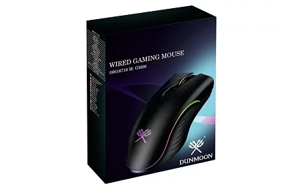 Kabelowa mysz gamingowa – DUNMOON z podświetleniem