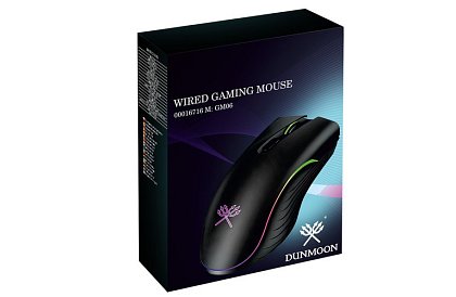 Kabelowa mysz gamingowa – DUNMOON z podświetleniem