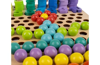 Drewniane edukacyjne puzzle