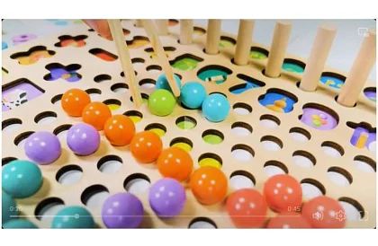 Drewniane edukacyjne puzzle