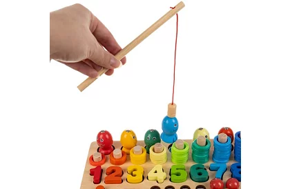 Drewniane edukacyjne puzzle