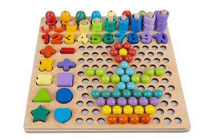 Drewniane edukacyjne puzzle