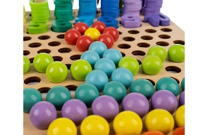 Drewniane edukacyjne puzzle