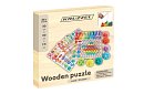 Drewniane edukacyjne puzzle