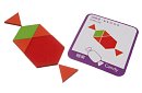 Drewniane puzzle edukacyjne - kształty geometryczne