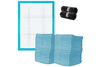 Higieniczne podkłady chłonące dla zwierząt 33x45 cm – 100 szt. + woreczki